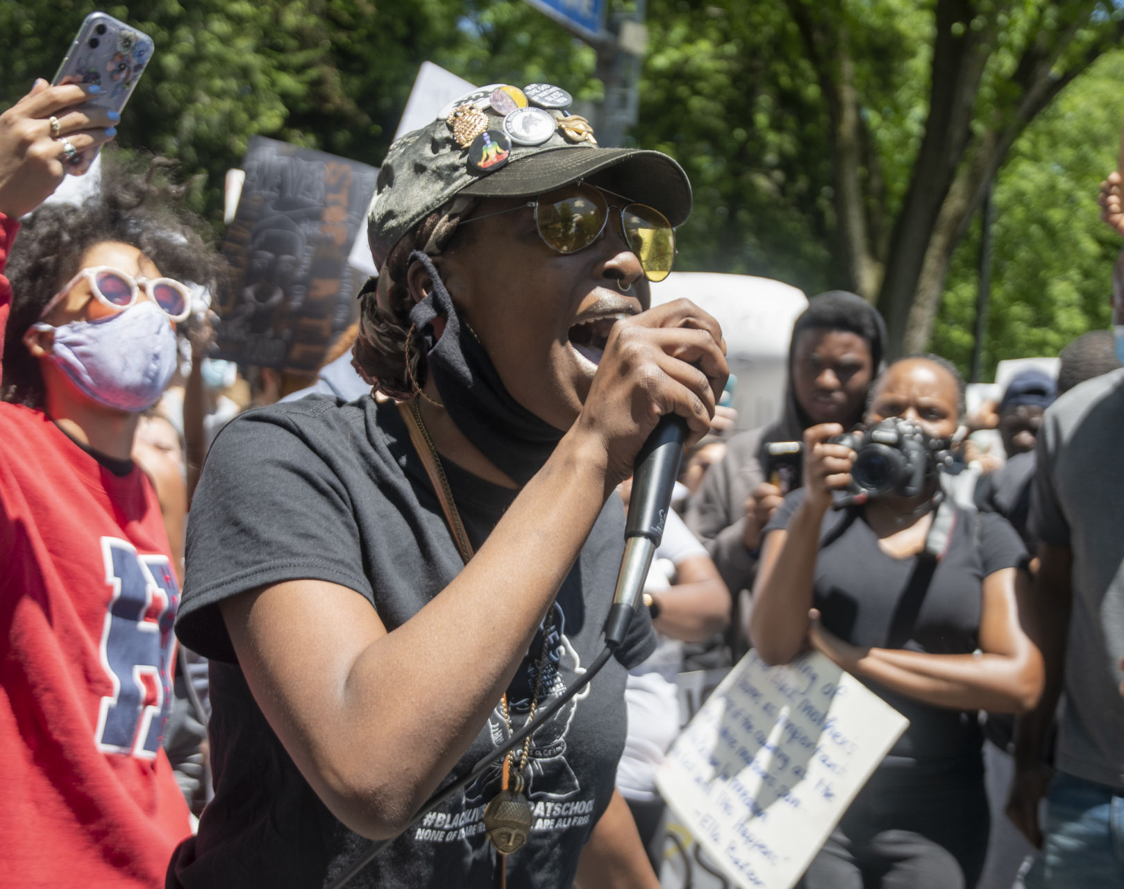 BLM protest, Tierra Williams